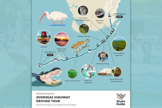 Key West and Overseas Highway Self-Guided Audio Tour - How You’ll Drive This: Offline Maps, Auto Audio, and Two Directions