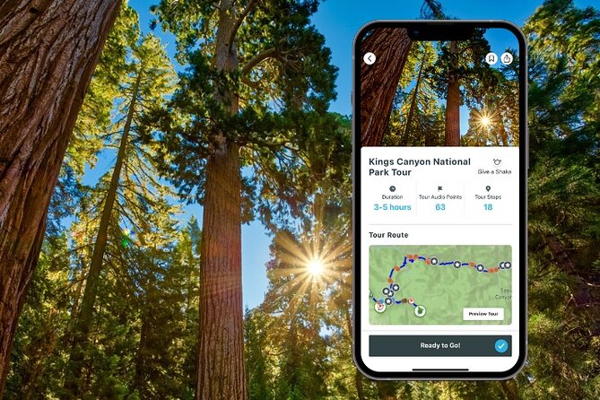 Kings Canyon National Park Self-Guided Audio Tour - Key highlights worth building your day around