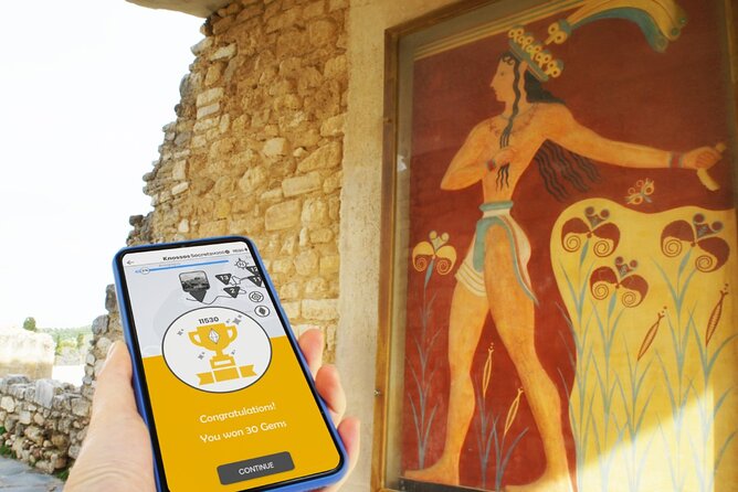 Knossos Palace Self-Guided Treasure Hunt & Tour - Stop inside Knossos Palace: what you’ll experience during the hunt