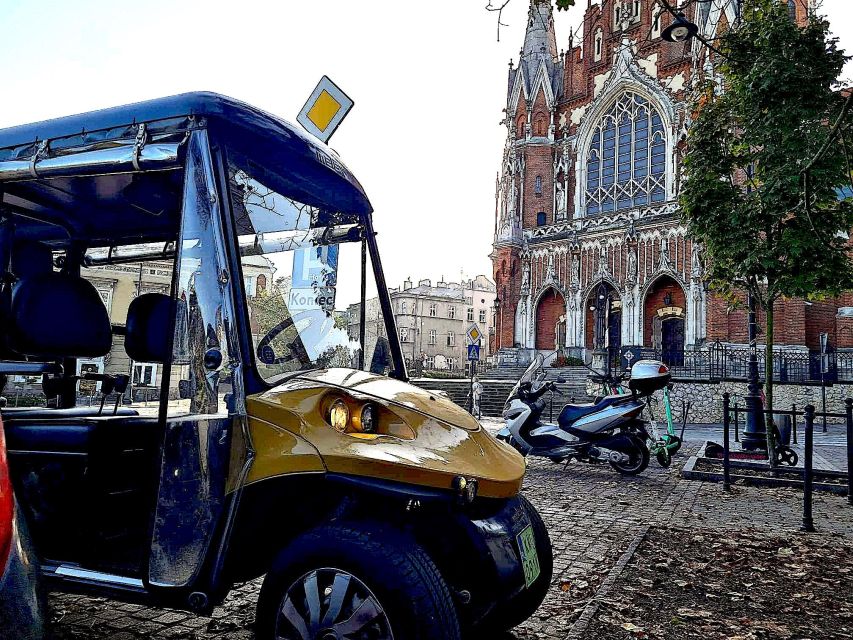 Krakow: Private Panoramic Tour by Golf Cart with Audio Guide - Kazimierz and the Jewish Quarter: Synagogues, Street Life, and Kazimierz Vibes