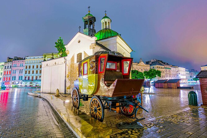 Krakow Walking Tour with Audioguide on Your Smartphone - Kazimierz: Tempel Synagogue, Okrąglak food stop, and Szeroka Street