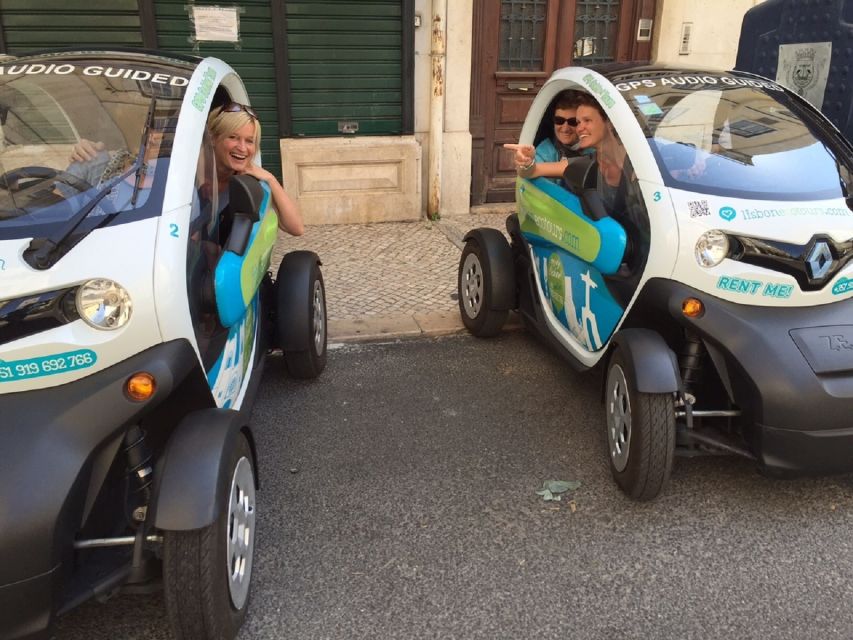 Lisbon 6H Ride in an Electric Car & GPS Audio Guide - Mercado da Ribeira and Praça do Comércio: Finish With Food and Big Views