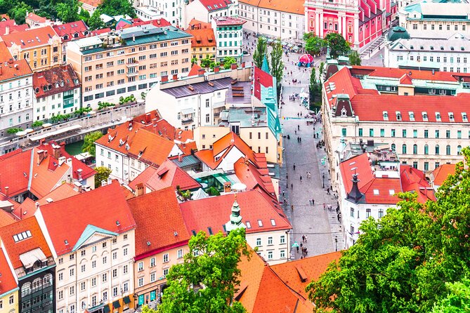 Ljubljana Scavenger Hunt and Highlights Self Guided Audio Tour - Town Hall to St. Nicholas Cathedral, then Central Market