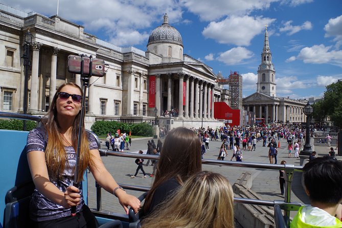 London Panoramic Open Top Bus Tour with Audio Guide - The Fixed Route Stops: What You’ll See from the Bus