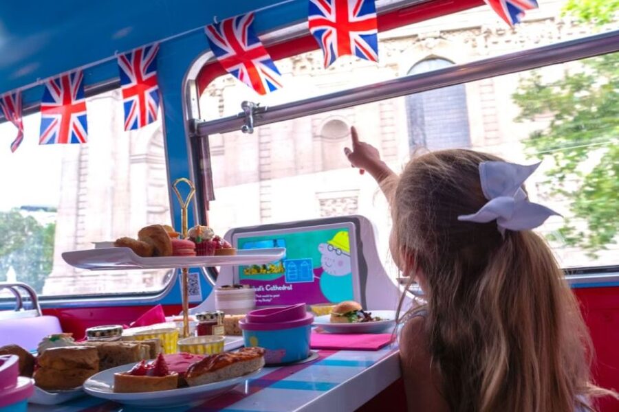 London: Peppa Pig Bus Tour with Entertainment - Afternoon tea onboard: what’s included and why it feels like a win