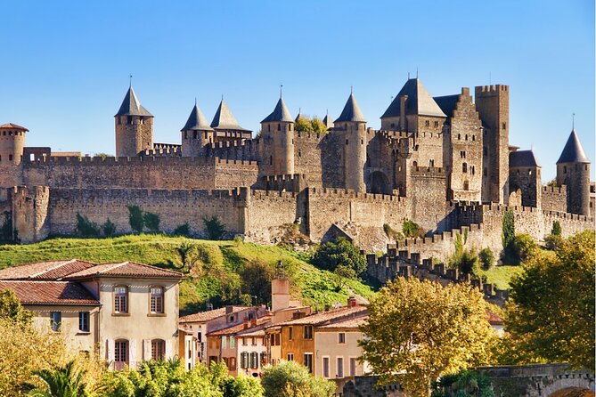 Medieval Carcassonne: Interactive Ghost Story & City Game - Notre Dame de la Santé chapel: plague history in a tight passage
