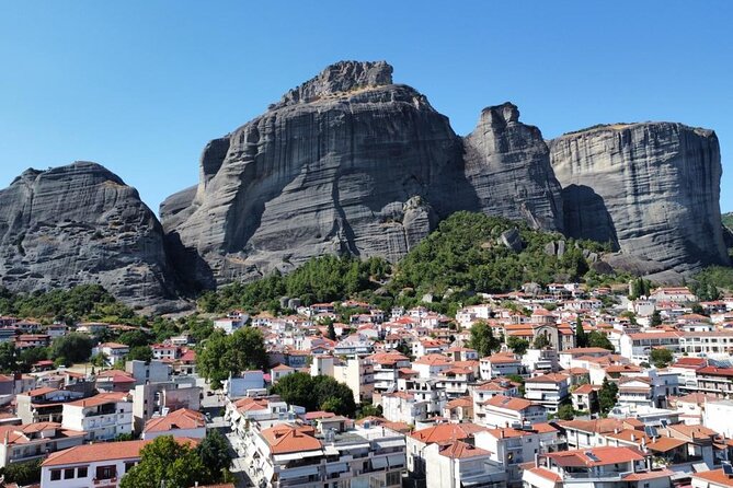 Meteora Day Trip with central Pick up & optional Lunch - Kalabaka: lunch in a town that feels made for Meteora