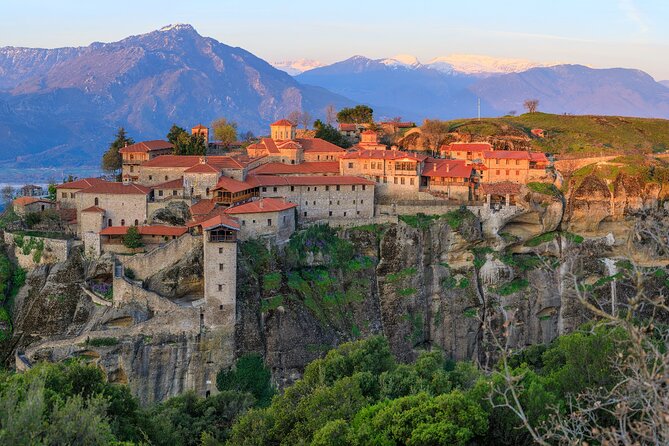 Meteora: Self-Guided App-Based Driving Tour - Roussanou (St. Barbara): UNESCO setting and monastery life