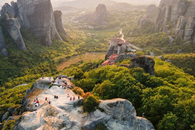Meteora: Self-Guided App-Based Driving Tour - Varlaam: the second largest monastery and the defense angle