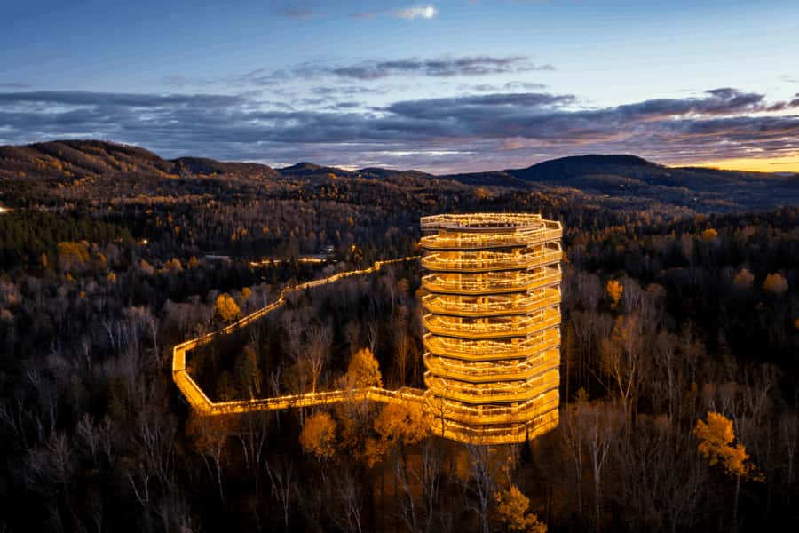 Mont-Tremblant: Treetop Observatory and Self-Guided Walk - At the top: what you can see from 40 meters up