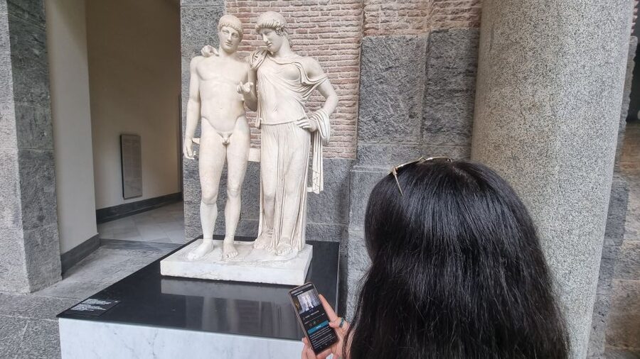 Naples: National Archaeological Museum audio guide - Navigating inside: map help, but not perfect searching
