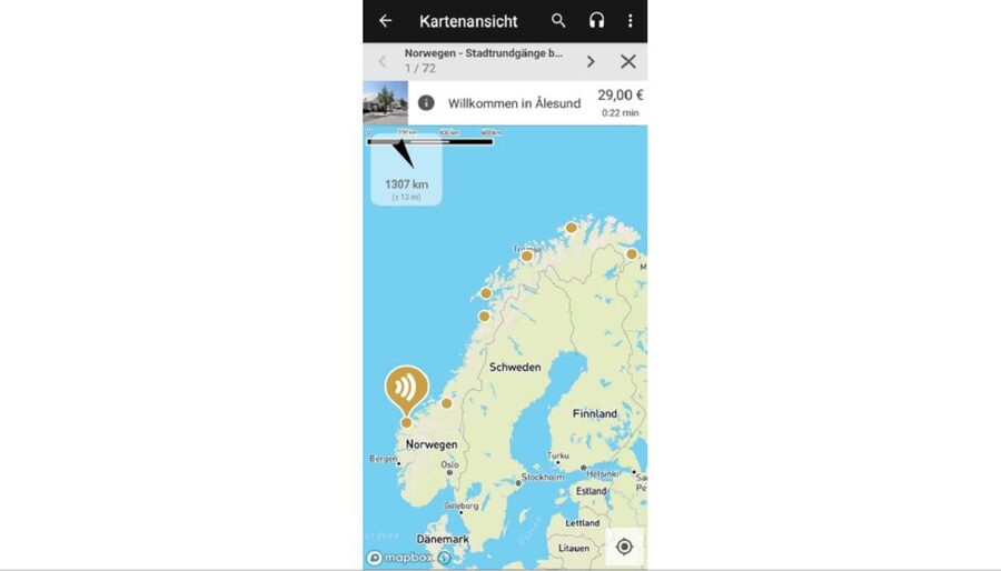 Norwegian Coastal Cities: Smartphone Audio Guide App - Price and Value: $35 Per Person, But the Voucher Is Per Smartphone