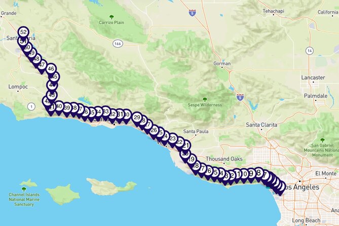 Pacific Coast Highway: Smartphone Audio Tour, LA to Santa Maria - Santa Monica and the Getty Villa: beach time plus art and neighborhood context