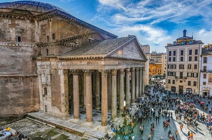 Pantheon Ticket with Audio Guide - The grand entrance: those 16 Corinthian columns up close