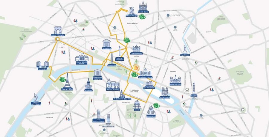 Paris: Night Bus Tour with Audioguide - A 2-Hour Paris Night Ride on a Clean-Energy Double-Decker