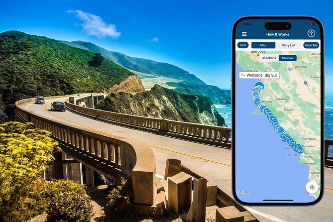 PCH: Big Sur Self-Guided Audio Tour from Monterey & Morro Bay - Limekiln State Park, Pitkins Curve Bridge, and Natural Hazards