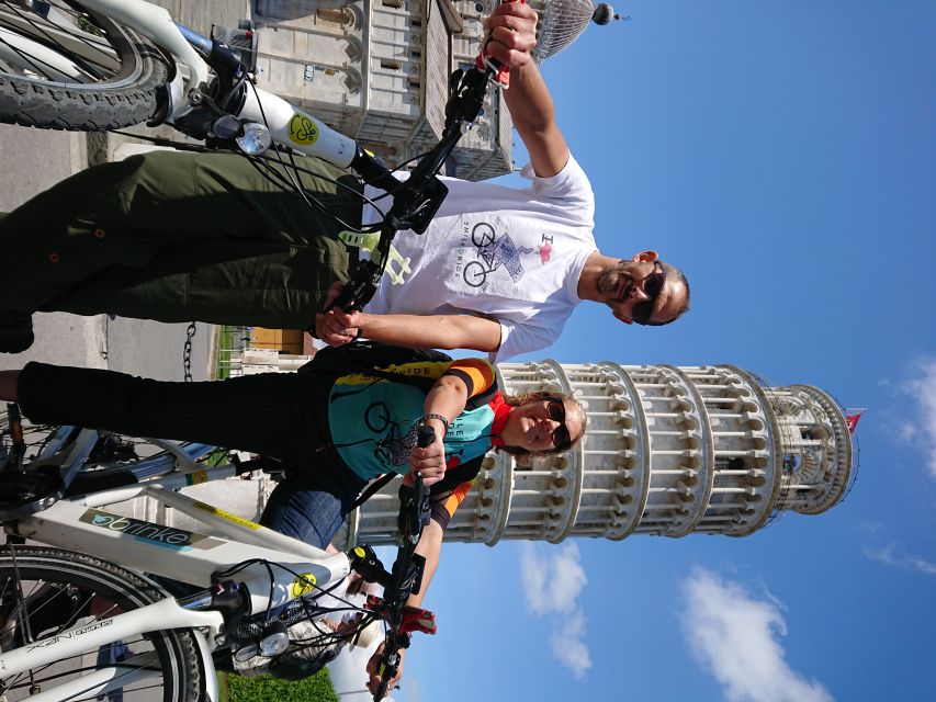 Pisa: Historic Center Tour by Bike Self-Guided - The quick photo loop: Leaning Tower and UNESCO Square of Miracles