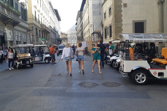 Private Florence Tour by Golf Cart ETukTuk with Audio Guide - Optional Upgrade: Piazzale Michelangelo and San Miniato Church