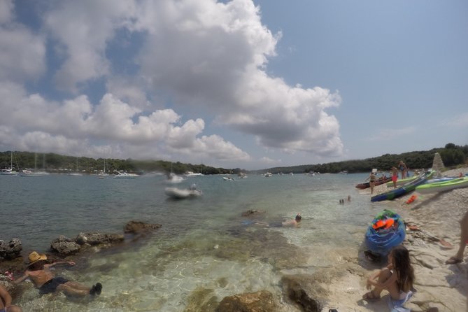 Pula Snorkeling and Kayaking tour self-guided - Kids on triple kayaks: a family-friendly setup with one catch