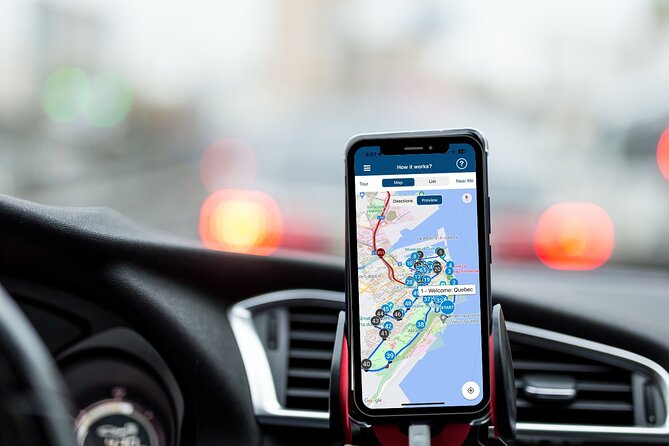 Quebec City Self-Guided Driving Audio Tour - How the audio tour works: offline, location-triggered, and hands-free