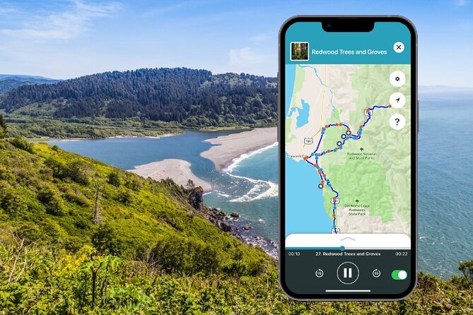 Redwood National Park Self-Guided Audio Tour - How the GPS audio tour works on a real Redwood road trip