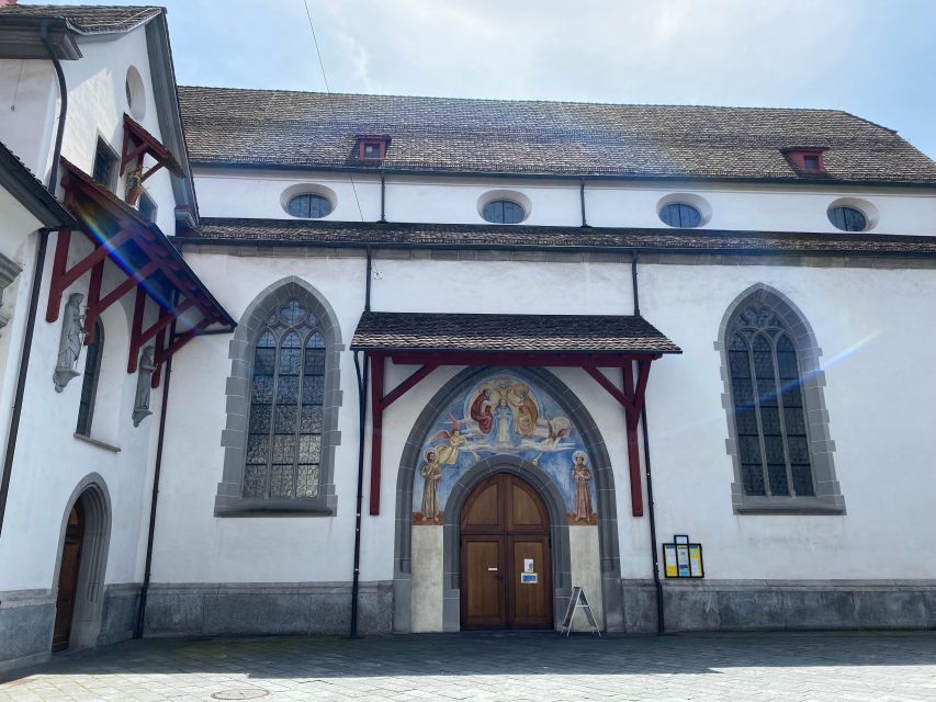 Revealing Lucerne: Self-Guided Reading City Tour - Nölli Tower and the church trio: seeing a timeline in plain sight
