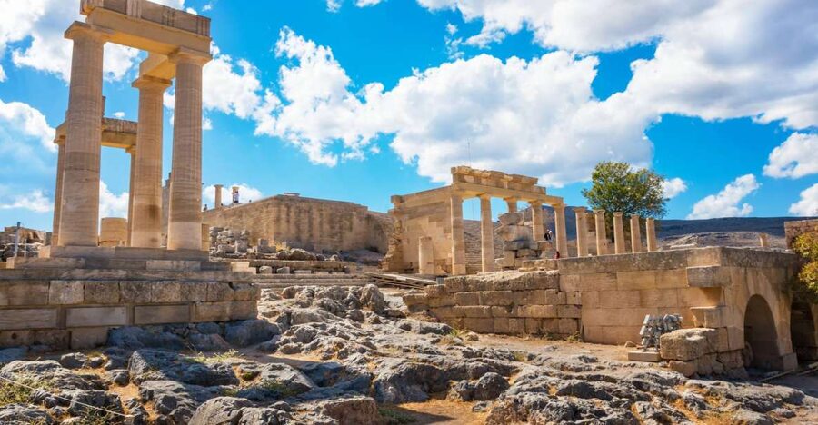 Rhodes: Lindos Acropolis Entry Ticket & Optional Audio Guide - The Walk Up From Lindos: Steps, Sun, and How to Make It Easier