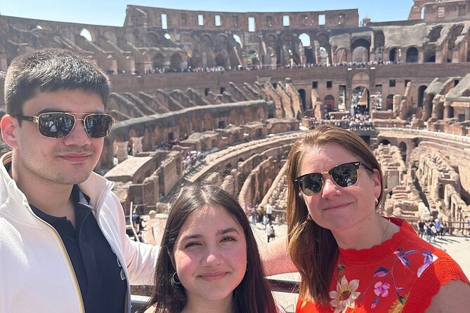 Rome: Colosseum, Roman Forum & Palatine Hill Visit + Audio Guide - Entering the Colosseum on Your Time