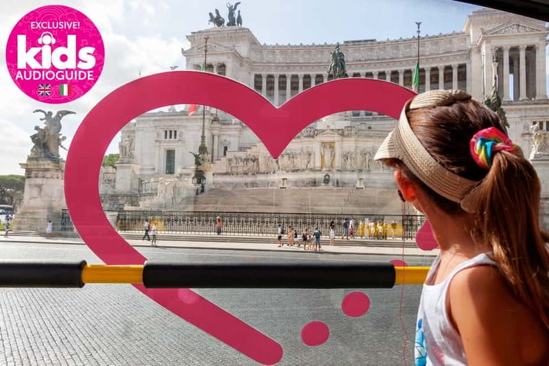 Rome: Hop-on Hop-off Sightseeing Bus Tour with Audioguide - Catch the pink bus at Termini, then let Rome come to you