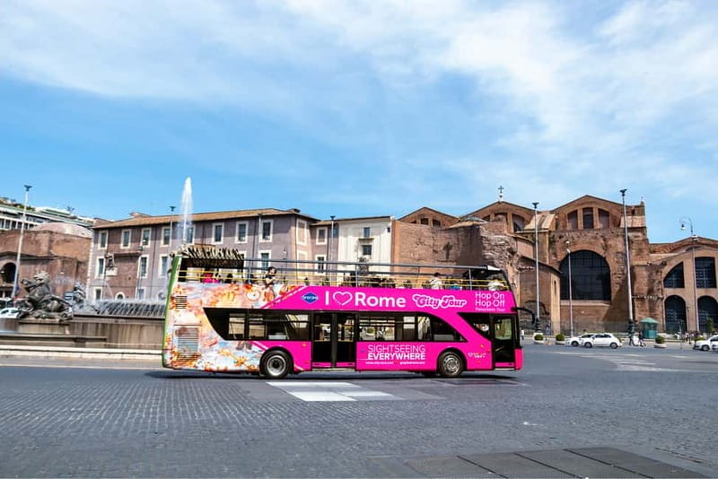 Rome: Hop-on Hop-off Sightseeing Bus Tour with Audioguide - Stop 3: Colosseum and the Roman Forum zone (your main event)
