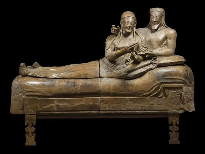 Rome: National Etruscan Museum Ticket & App Audioguide - The Sarcophagus of the Spouses: the emotional centerpiece