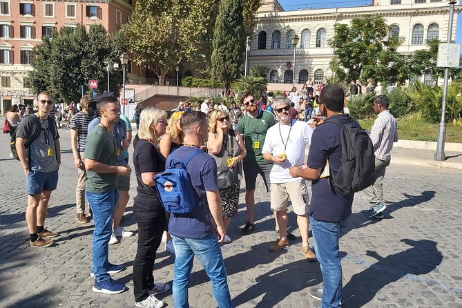 Rome Panoramic Bus Tour & Colosseum Arena Visit with Audio Guide - What to expect from the flow of the day