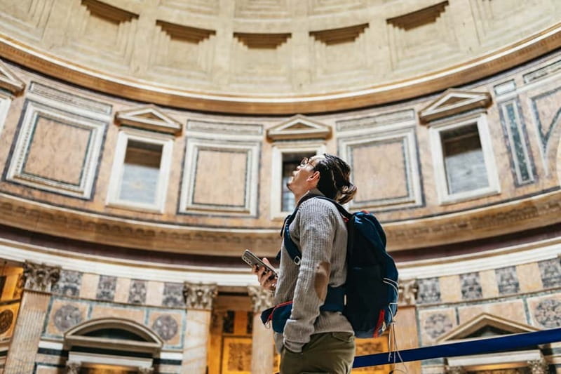 Rome: Pantheon Fast-Track Ticket and Official Audio Guide - Inside the Pantheon: Hadrian’s vision, the dome’s diameter, and the oculus