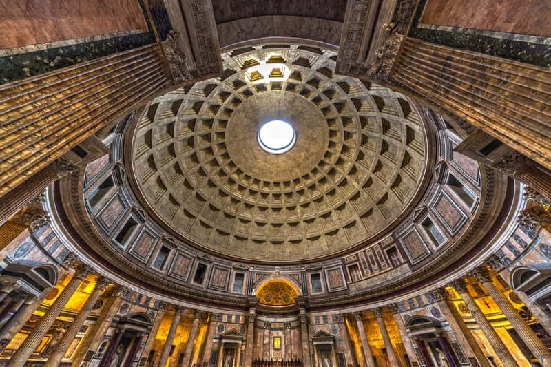 Rome: Pantheon Fast-Track Ticket and Official Audioguide - Pink granite portico columns and why “materials” matter