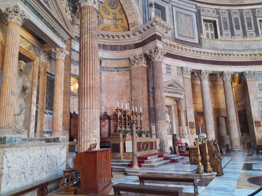 Rome: Pantheon Priority Entry Ticket & Audio Guide App - Inside the Pantheon: Dome, Oculus, Marble, and the Floor Under Your Feet