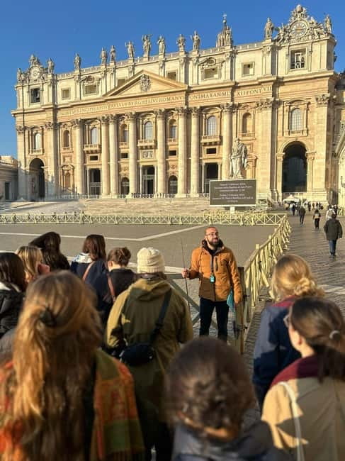 Rome:St. Peter's Basilica Hosted Entry + Official Audioguide - Vatican Underground access: what you gain beyond the big interior rooms