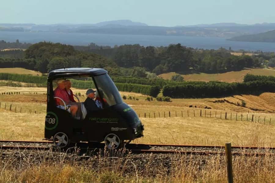 Rotorua Railcruising: Self-Drive Rail Car with Audio Guide - Self-Drive at Up to 20 km/h: Why the Pace Works