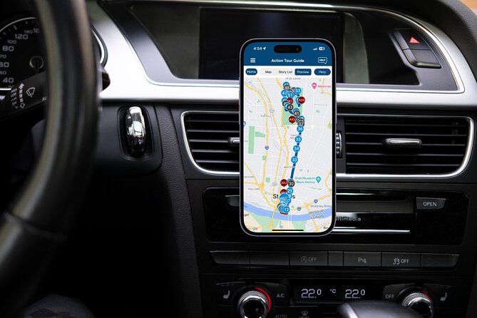 Saint Louis Self Guided Driving and Walking Audio Tour - Price and value: $16.99 per group for a full St. Louis loop