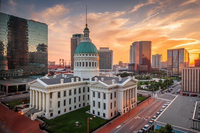 Saint Louis Self Guided Driving and Walking Audio Tour - Public Library Central Library: the stone landmark and the earlier origin