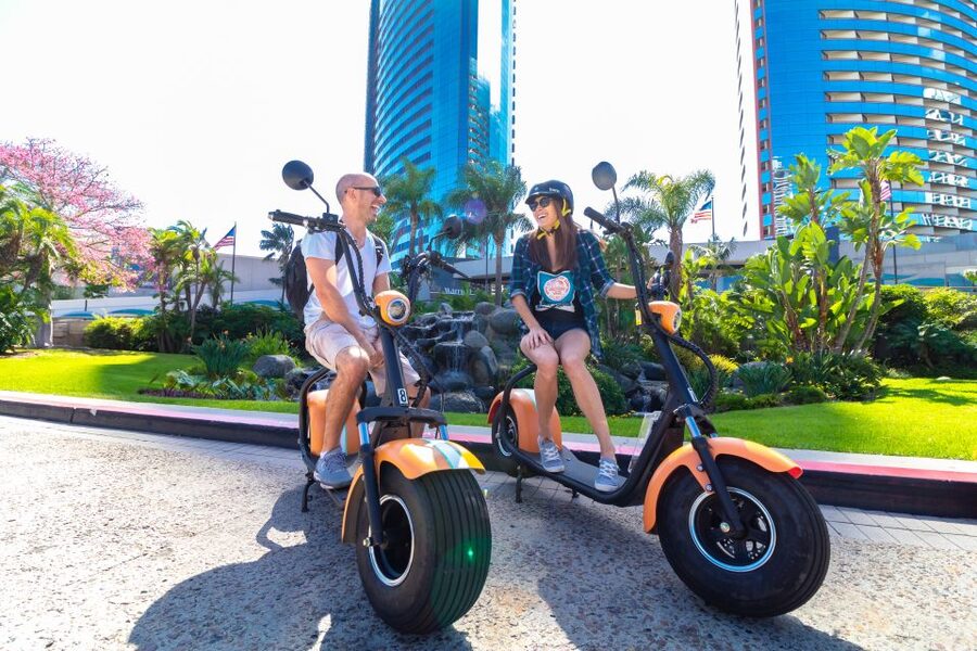 San Diego: Self-Guided Scooter Tour of Downtown & Balboa - Starting on Mason Street: The Fastest Way to Get Rolling