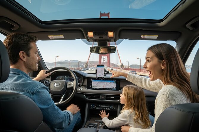 San Francisco Self-Guided Audio Drive: Explore at Your Own Pace - How the Audio Works: Offline Maps, Hands-Free Playback, and Phone Setup