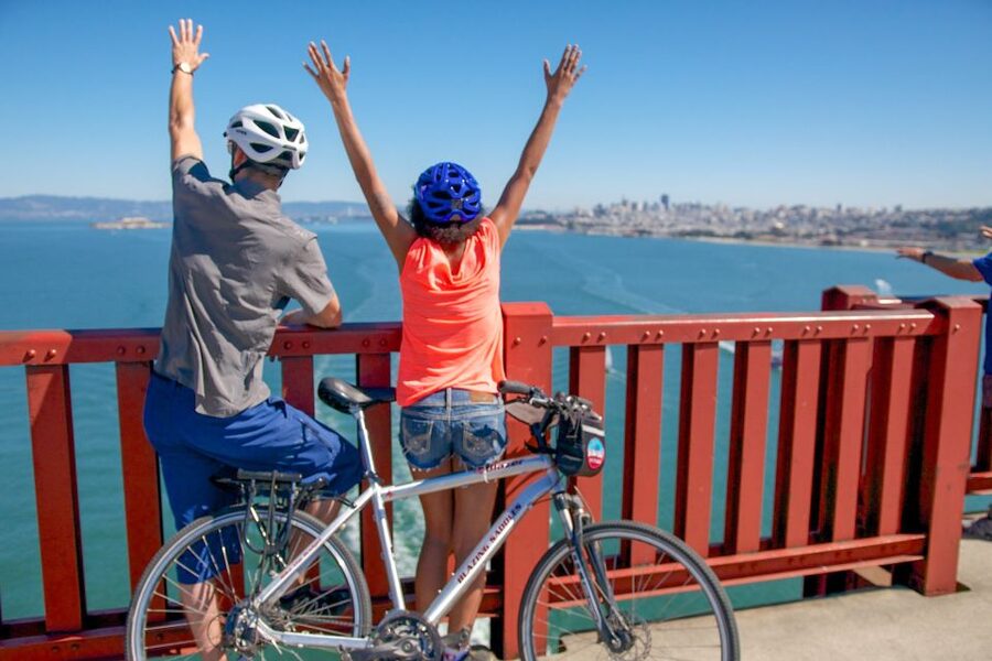 San Francisco Self-Guided Bike Rental - The route goal: ride to the bridge, then down to Sausalito and Tiburon