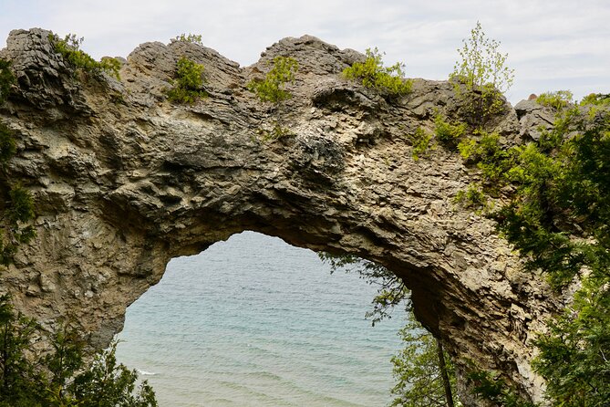 Scenic Mackinac Island: A Self-Guided Cycling Audio Tour - Arch Rock: A Limestone Landmark on Your Bike Path