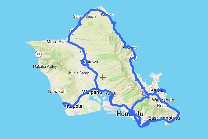 Self-Guided Audio Driving Tour in Oahu Hawaii - Getting set up: offline download, phone GPS, and staying on time