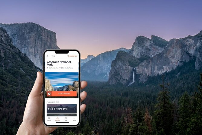 Self-Guided Audio Driving Tour in Yosemite - Getting ready: download offline, then drive without stress