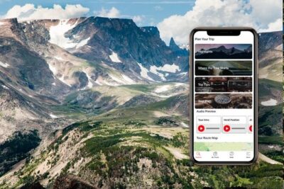 Self-Guided Audio Driving Tour on Beartooth Highway - How GPS autoplay works on a mountain road