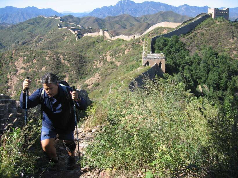 Self-guided challenging hiking from Jinshanling to Gubeikou - Rejoining the Great Wall at 24-Eye Watchtower in Gubeikou