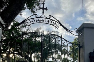 Self-Guided Haunted Ghost Walking Audio Tour in St. Augustine - City Gate Spirits at the Old City Gates (built 1808)