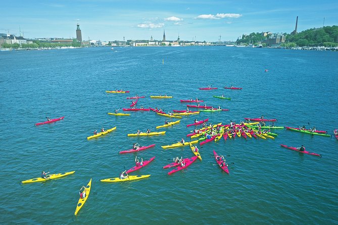 Self-Guided Kayak Adventure In Central Stockholm (Two-man kayak) - Gamla Stan From Your Kayak: Storkyrkan and the Royal Palace in One Swing