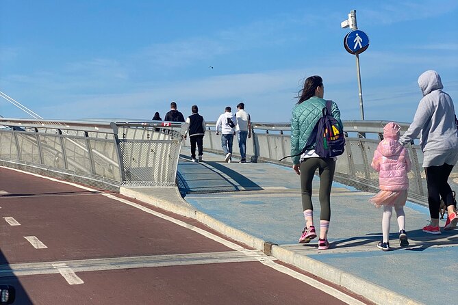 Self-guided panoramic eco tour of Pescara by e-scooter or bike - Stop 2: Ponte del Mare, Italy’s Biggest Cycle-Pedestrian Bridge